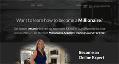 Desktop Screenshot of millionairesacademy.com